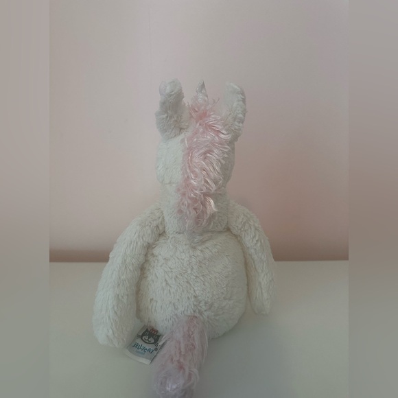 Jellycat bashful unicorn retired medium 12" size plush white - Picture 3 of 4